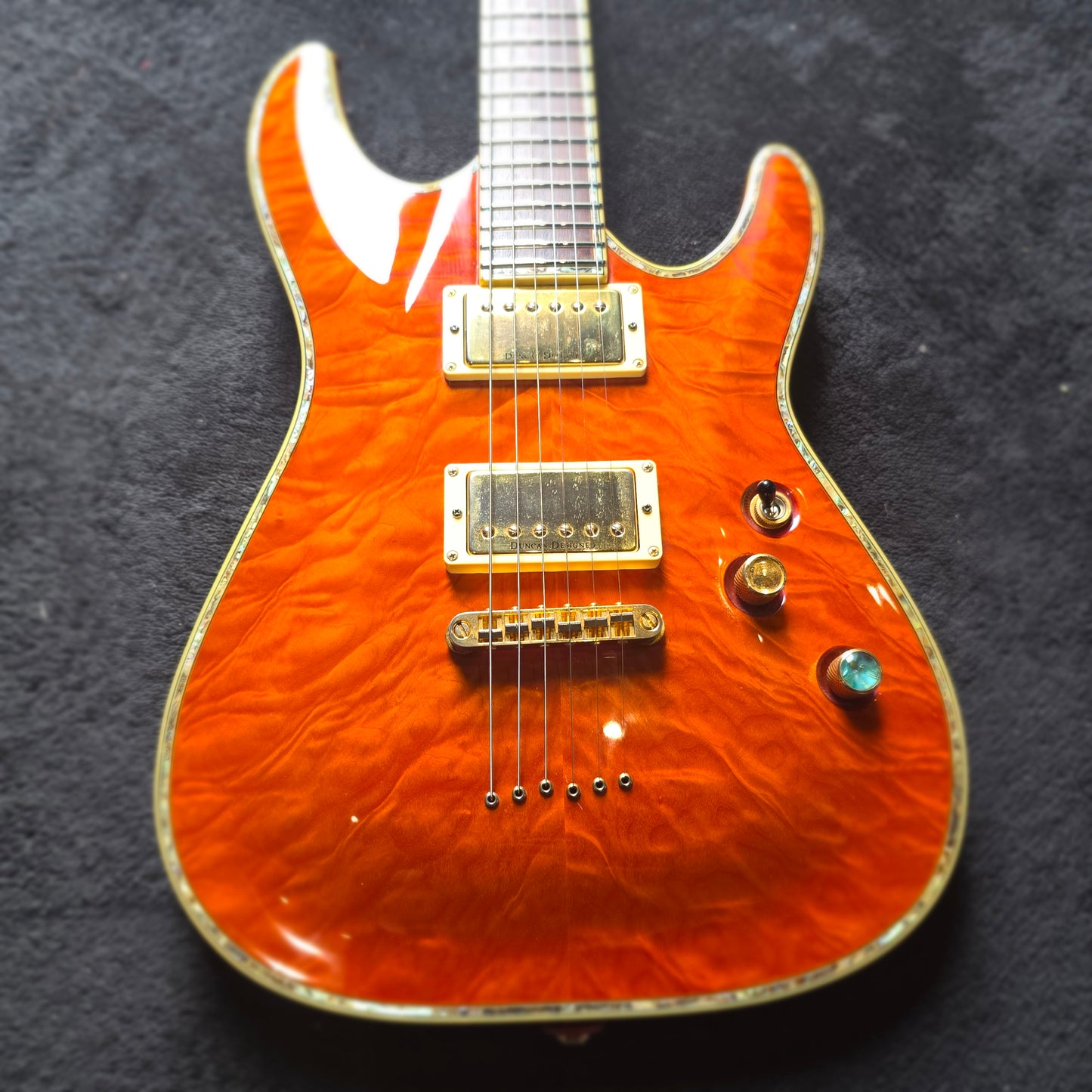Schecter Diamond Series C-1 Elite in Amber Quilt