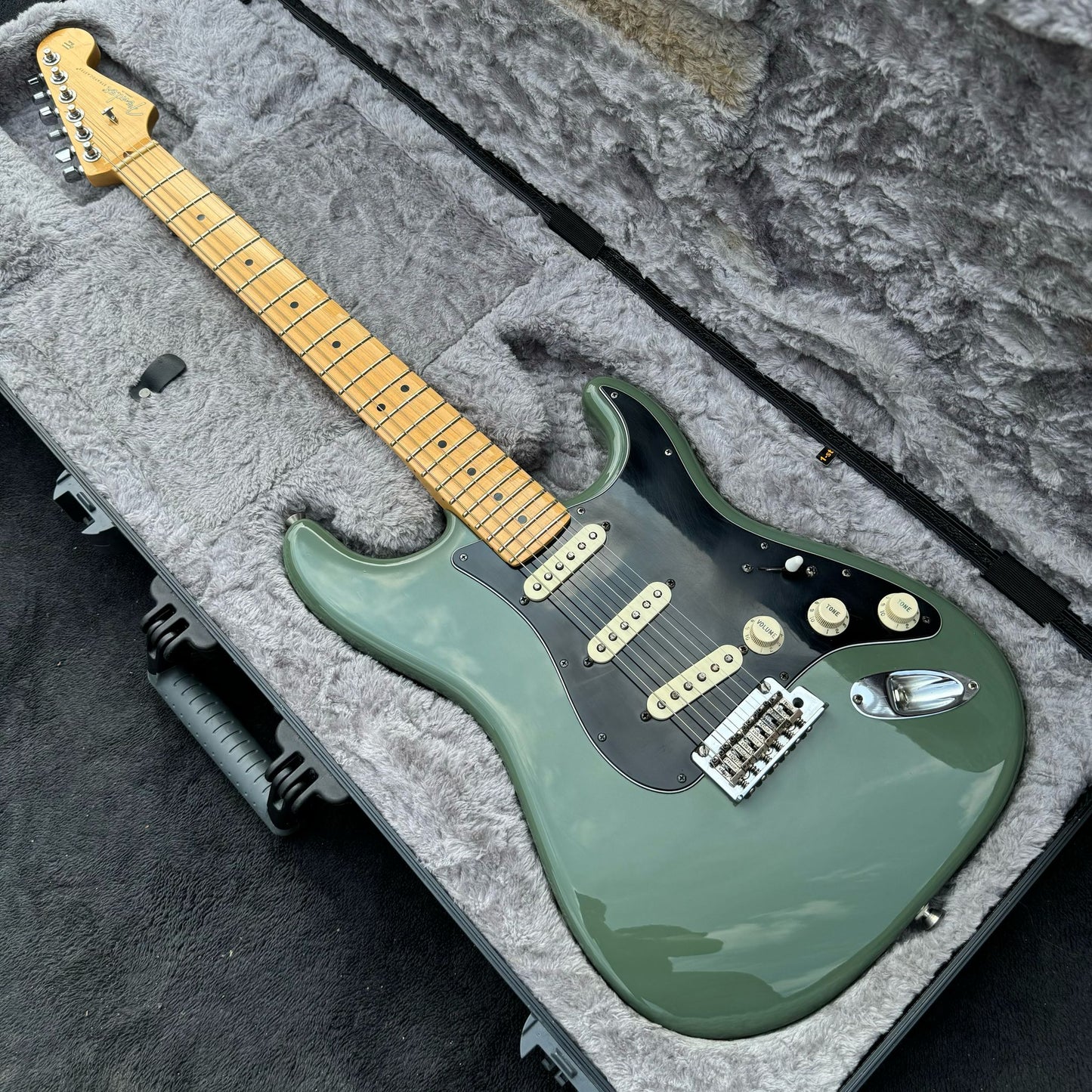 Professional Stratocaster HH Shawbucker Antique Olive