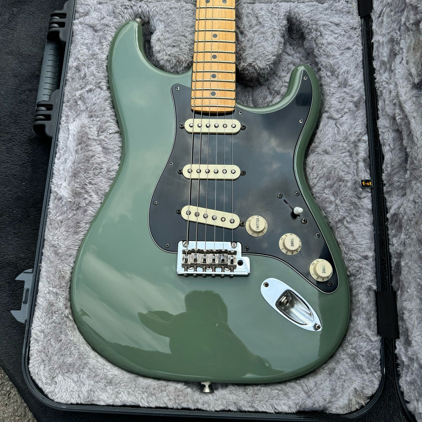 Professional Stratocaster HH Shawbucker Antique Olive