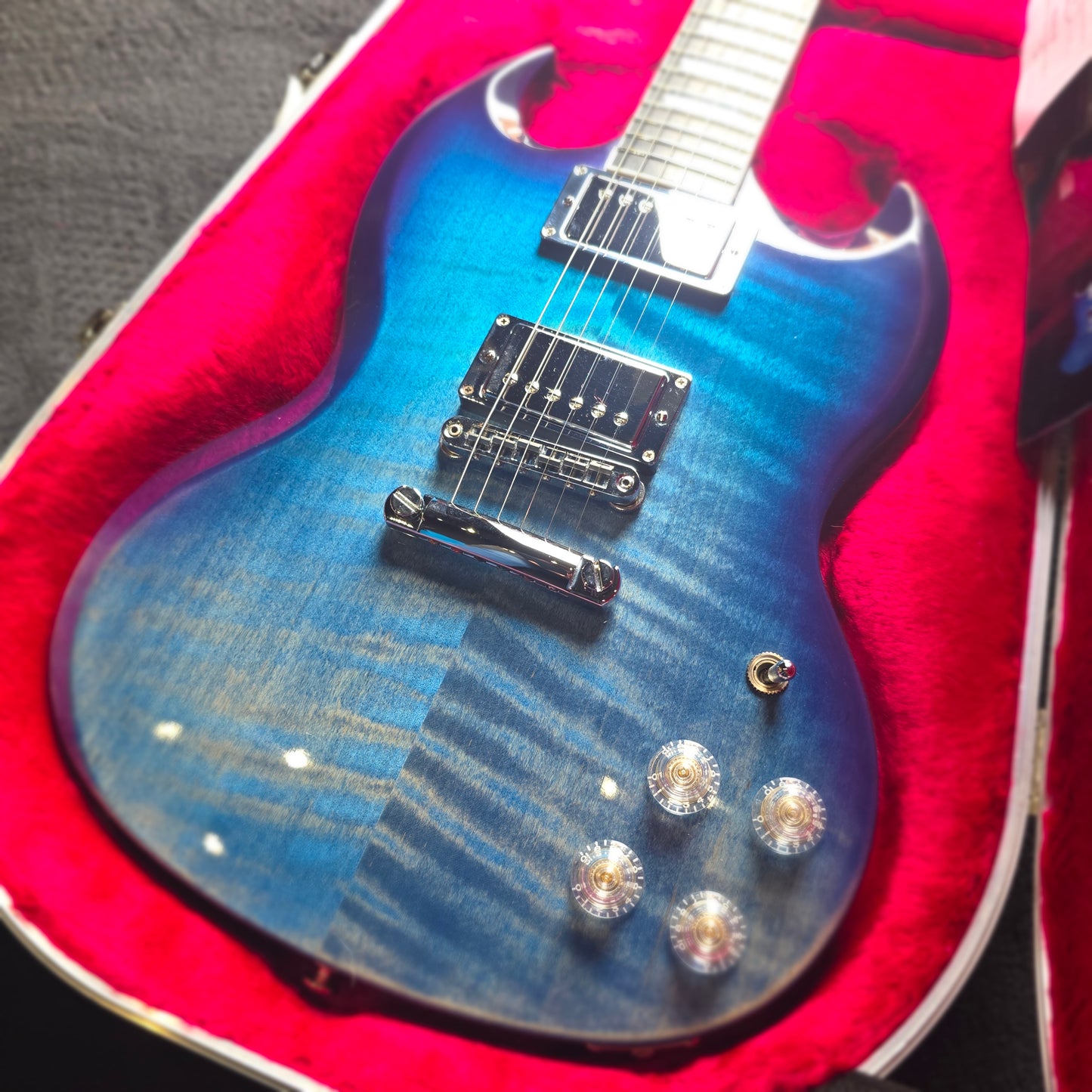 Gibson SG High Performance 2018 in Blueberry Fade