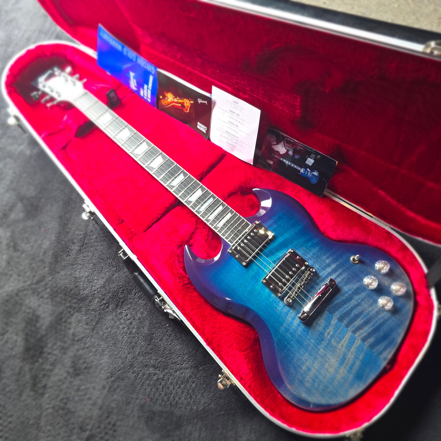 Gibson SG High Performance 2018 in Blueberry Fade