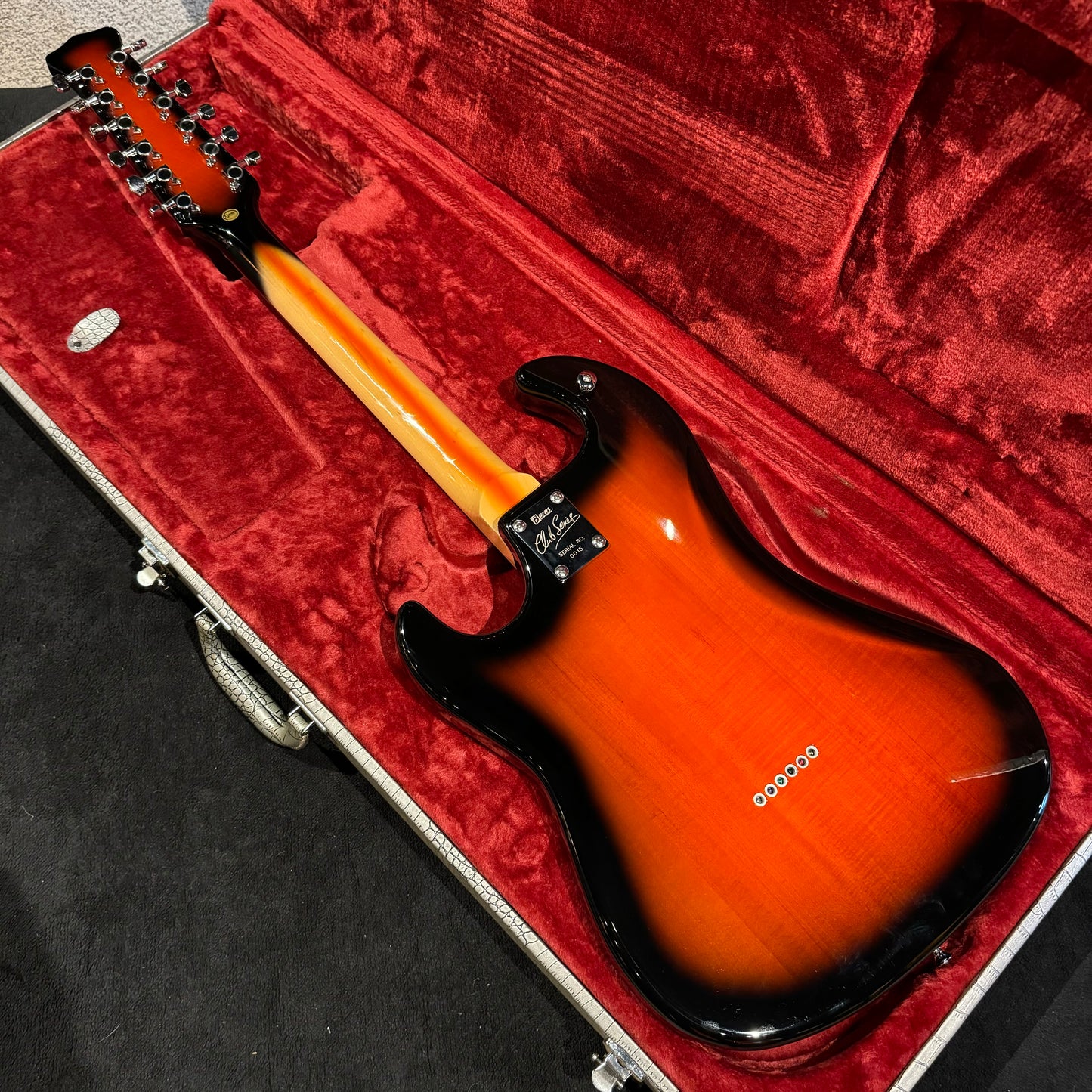 Burns Double Six Re-Issue in Red Sunburst