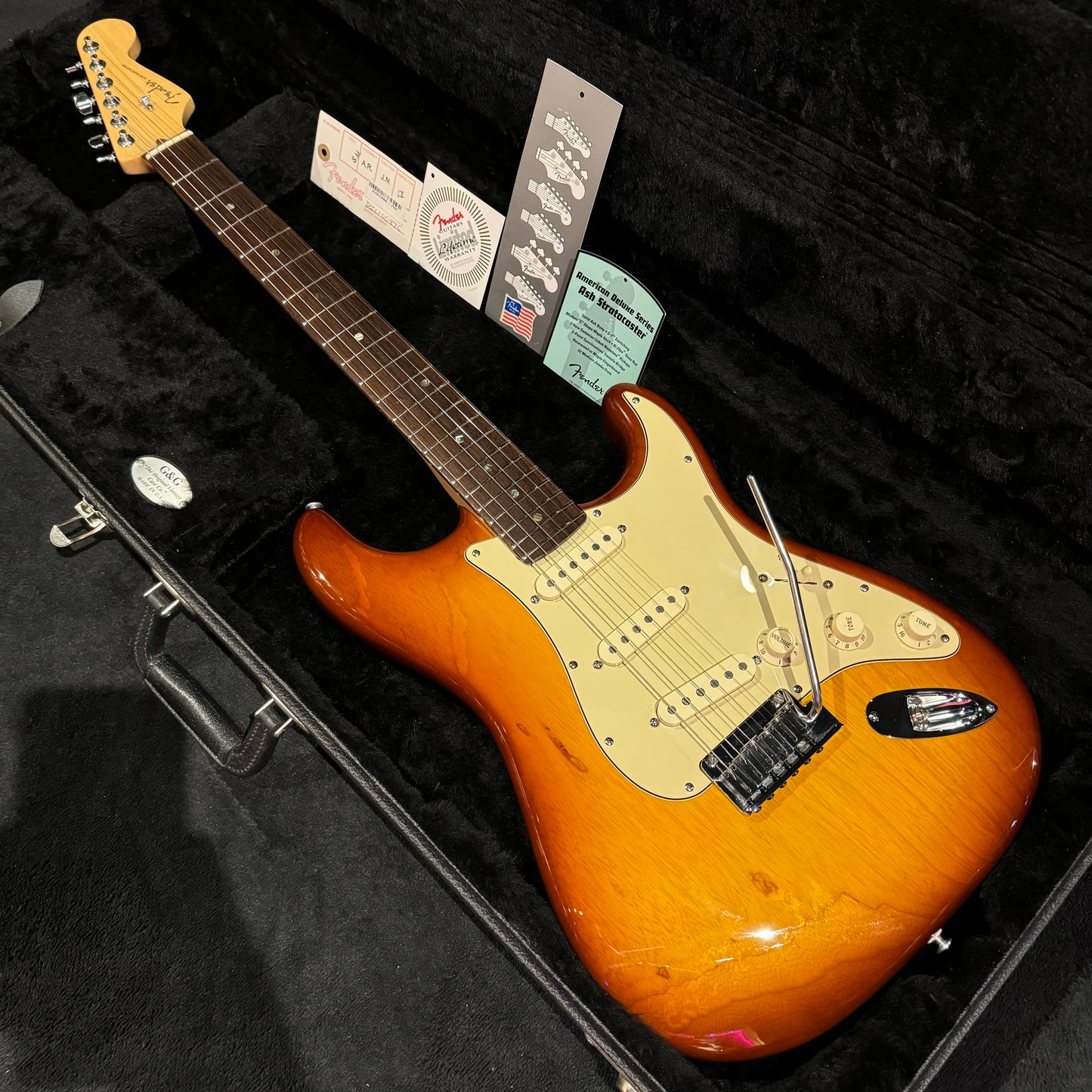 Fender Stratocaster Ash Deluxe Tabacco Sunburst