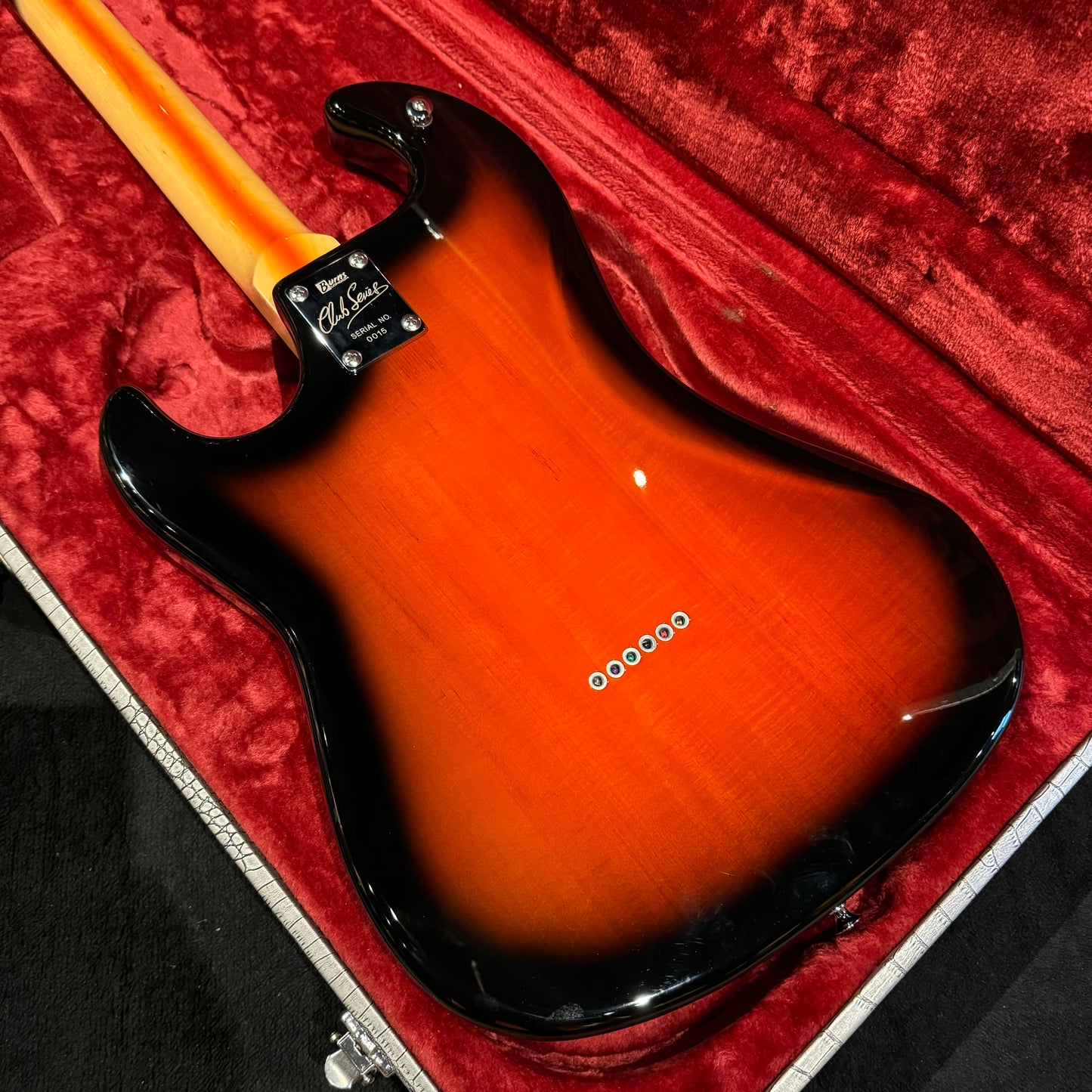 Burns Double Six Re-Issue in Red Sunburst