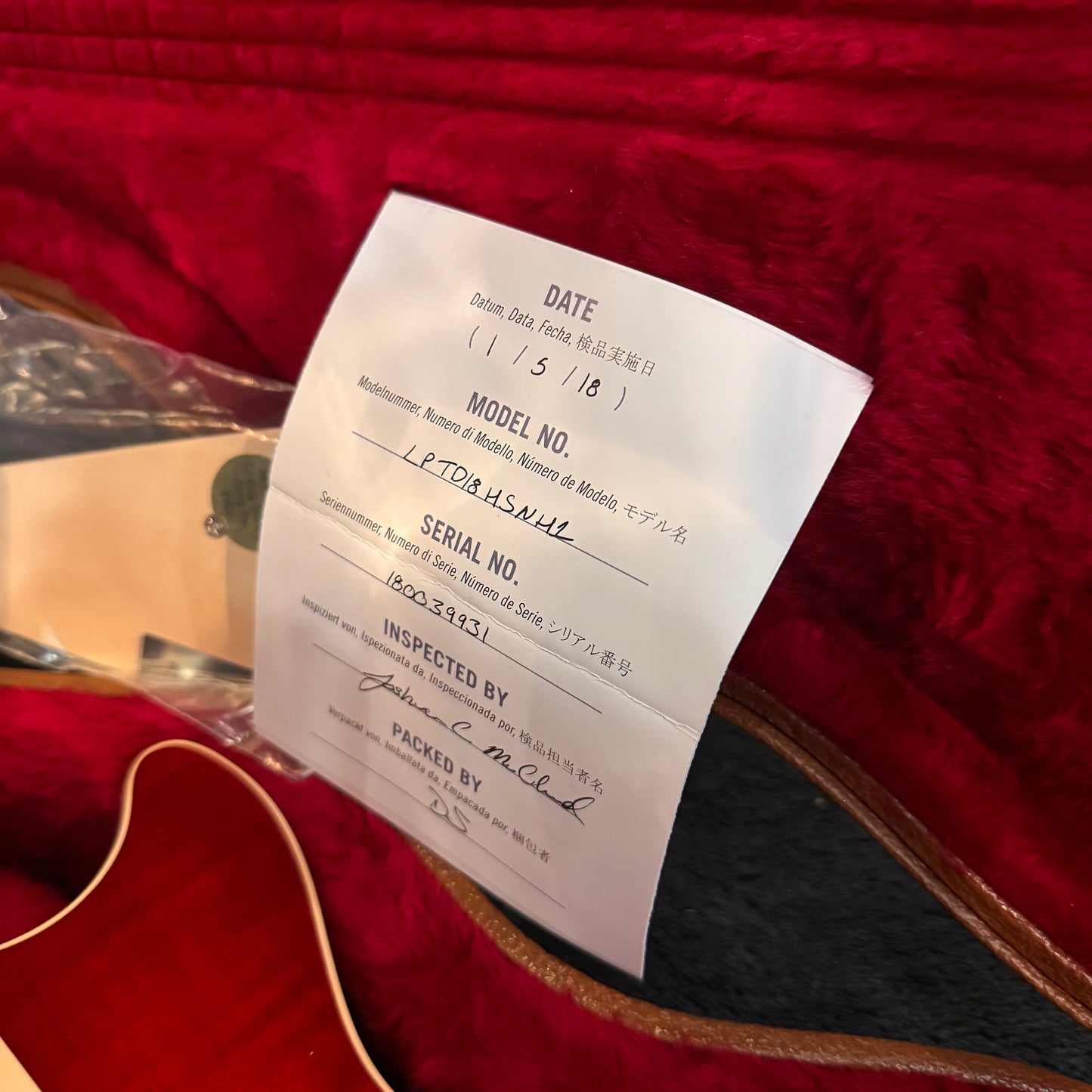 Gibson Les Paul Traditional 2018 in Cherry Sunburst Mint with Flame Top