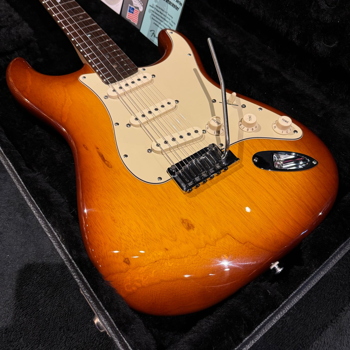 Fender Stratocaster Ash Deluxe Tabacco Sunburst