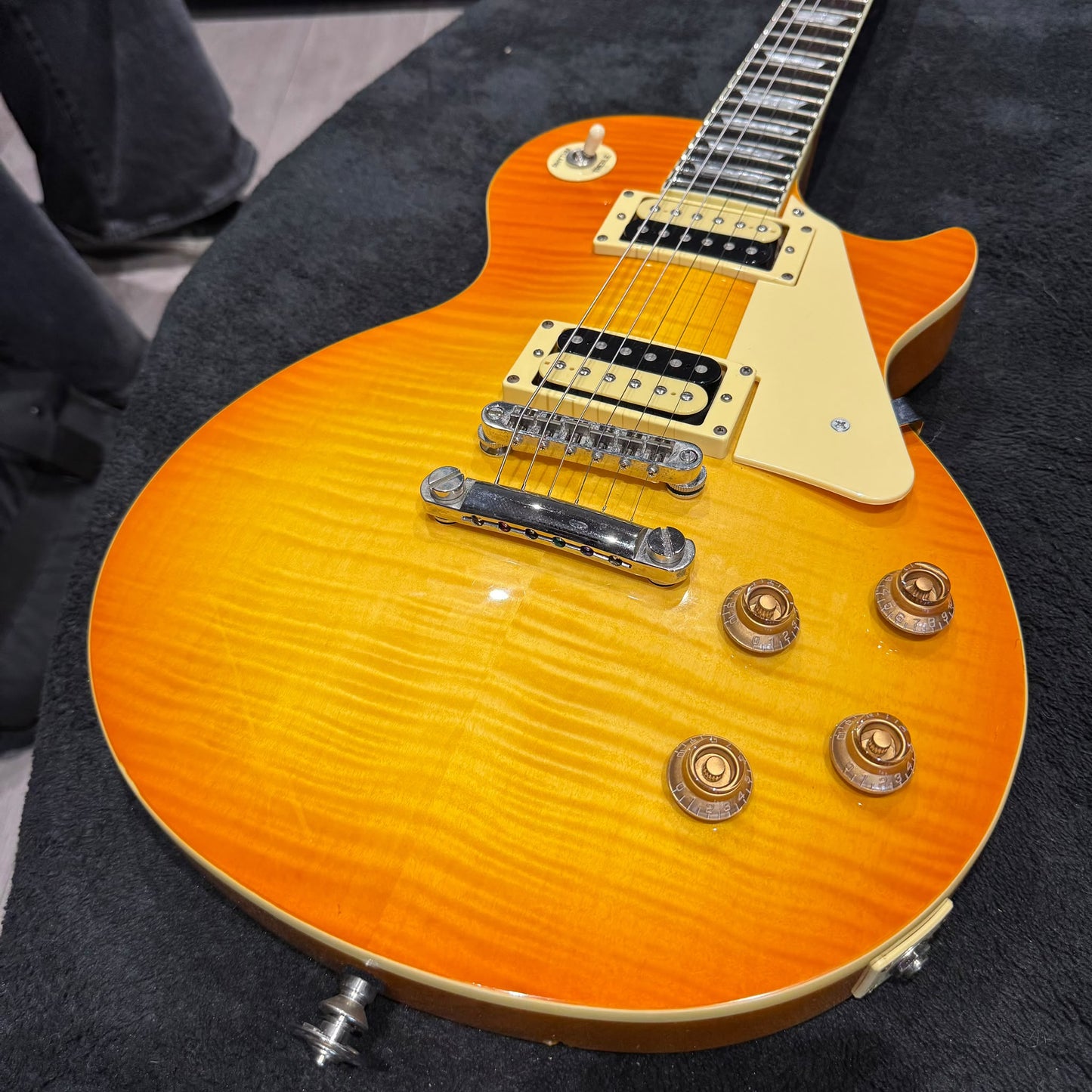 Epiphone Les Paul Standard Plus Top 2003 Trans Amber