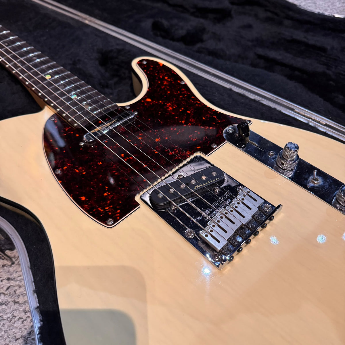 Fender American Deluxe Power Telecaster with Power Bridge and Rosewood Fretboard 1999 - White Blonde