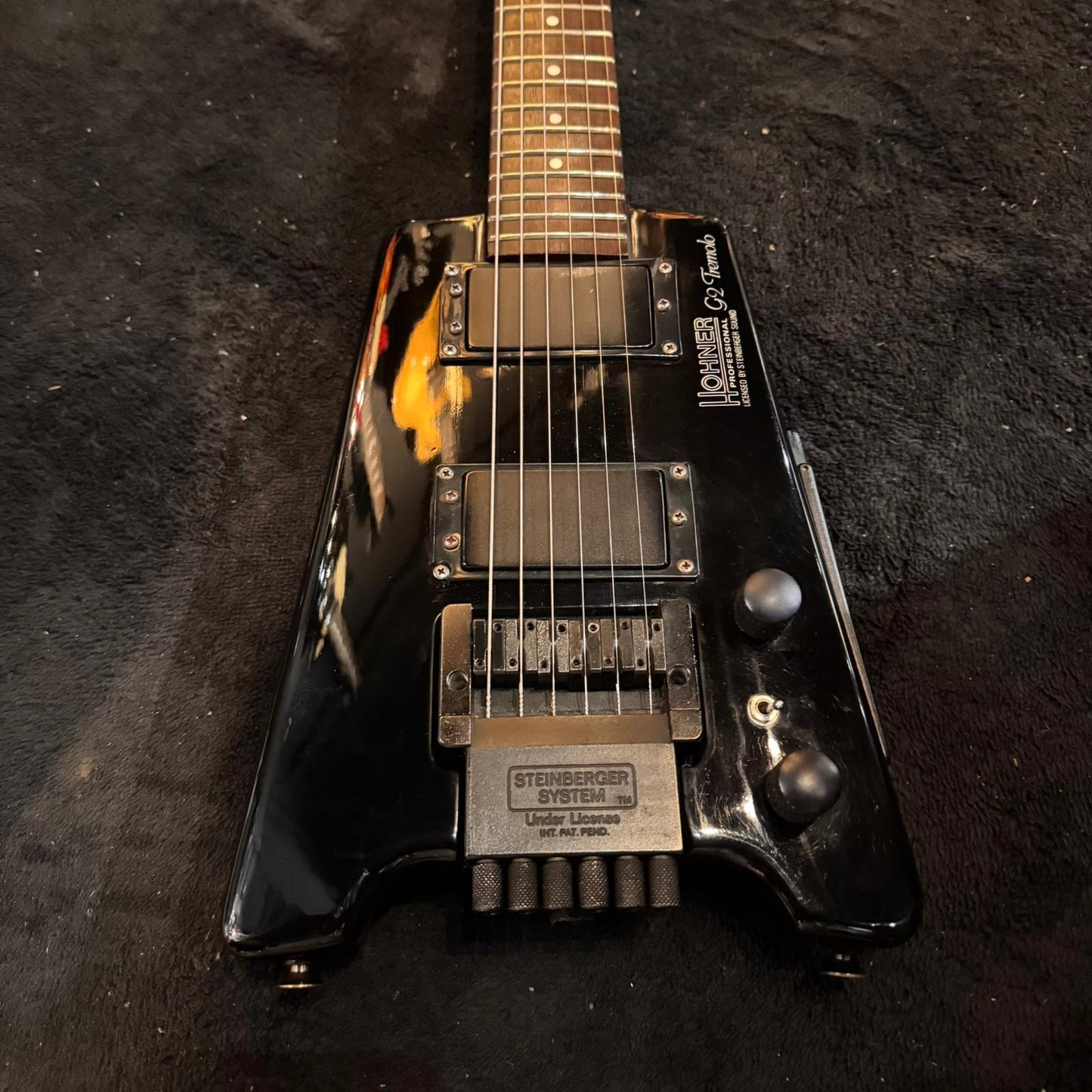 Hohner Professional Steinberger Licenced G2 Tremolo headless electric guitar