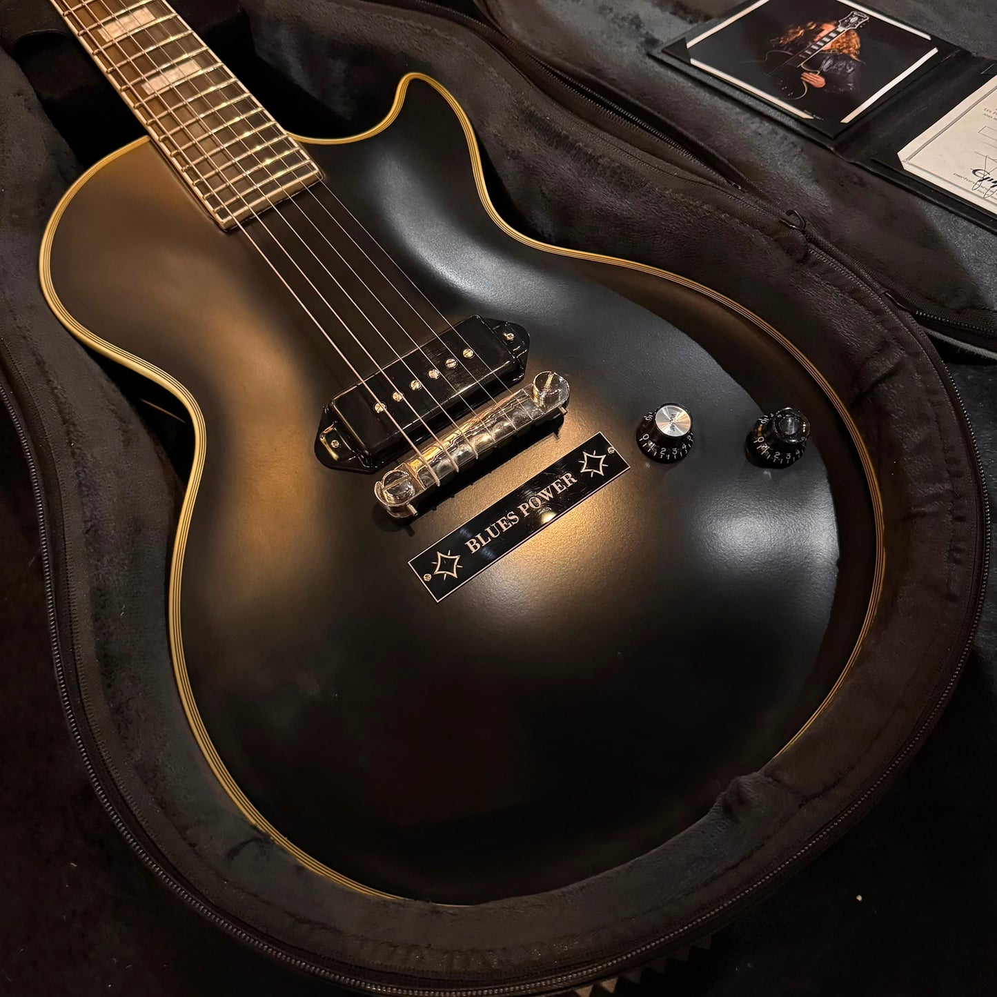 Nichols Signature "Old Glory" Les Paul Custom 2019 - 2020 - Black Aged Gloss