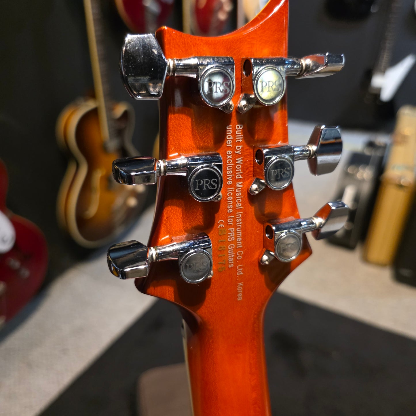 PRS SE Custom 24- Spalted Maple Top - Vintage Sunburst