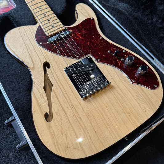Fender USA Deluxe Thinline Telecaster - 2015 - natural with Tortoiseshell Binding