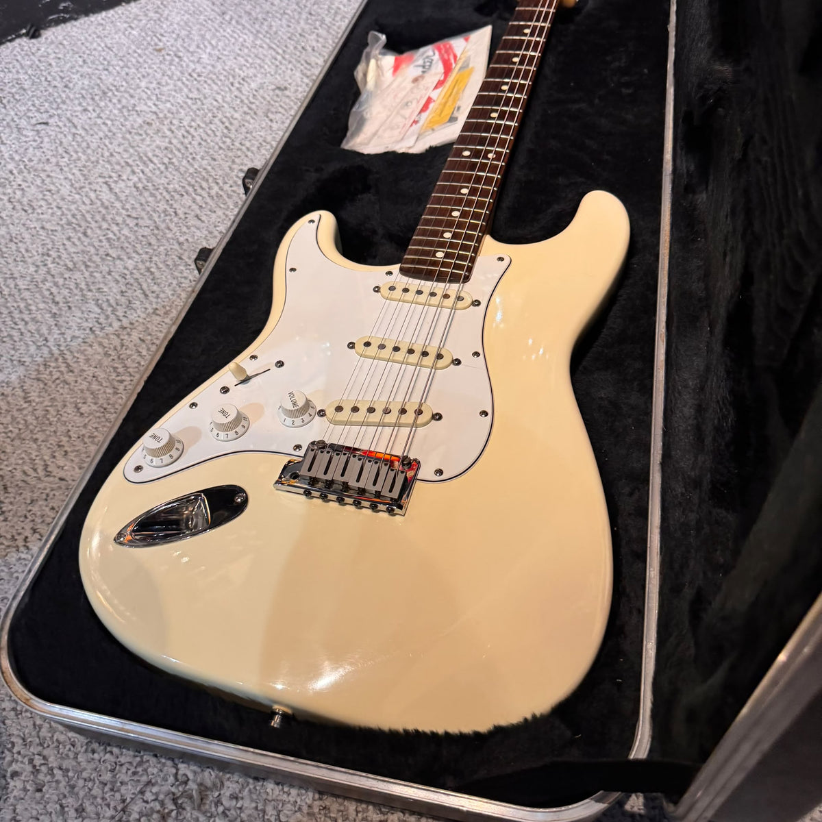 Fender American Standard Strat LEFT HANDED 1991 - Olympic White