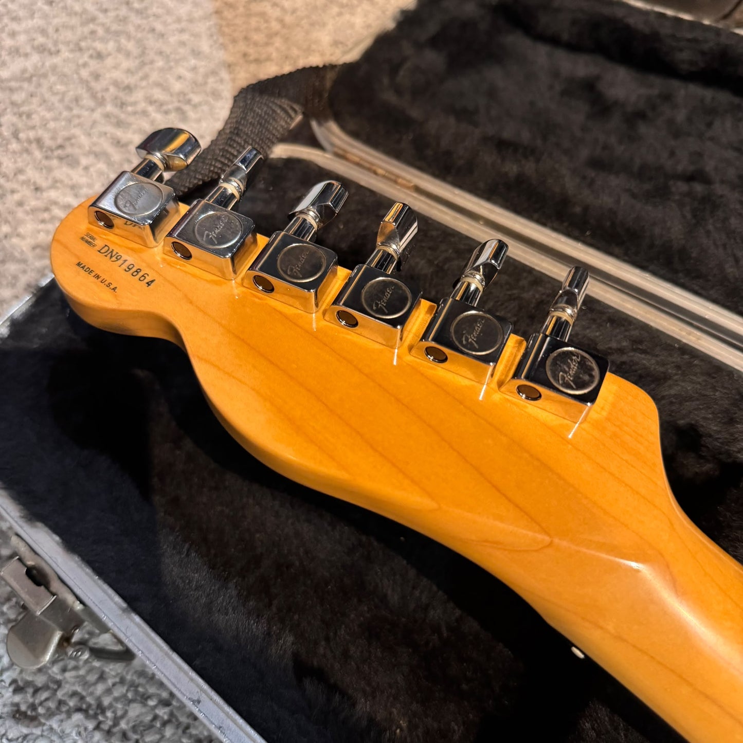 Fender American Deluxe Power Telecaster with Power Bridge and Rosewood Fretboard 1999 - White Blonde