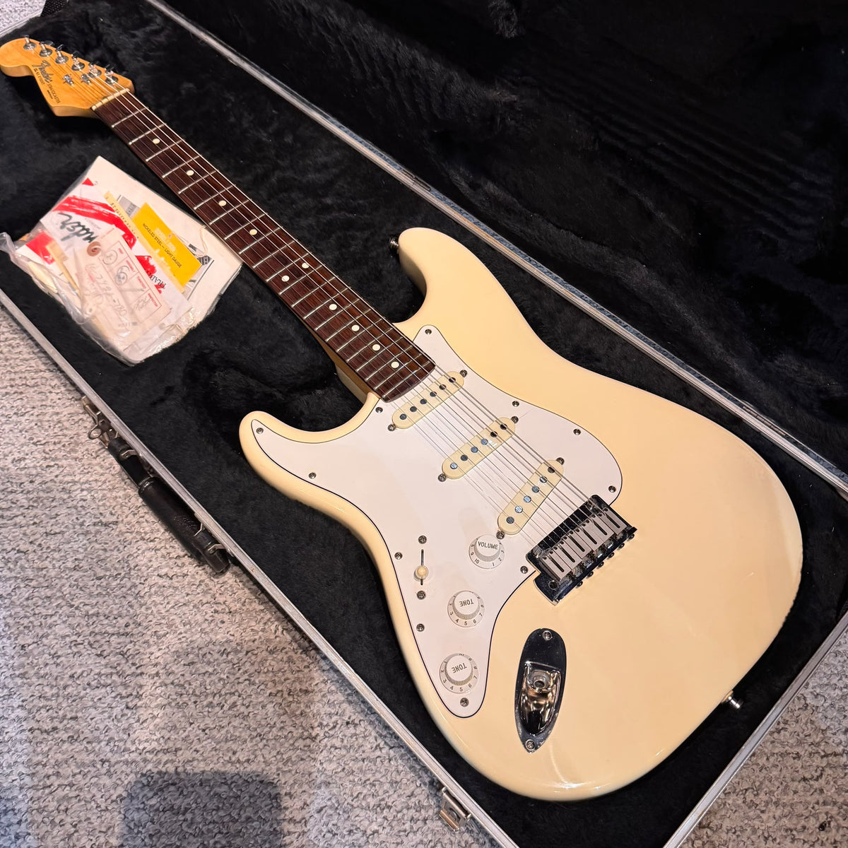 Fender American Standard Strat LEFT HANDED 1991 - Olympic White