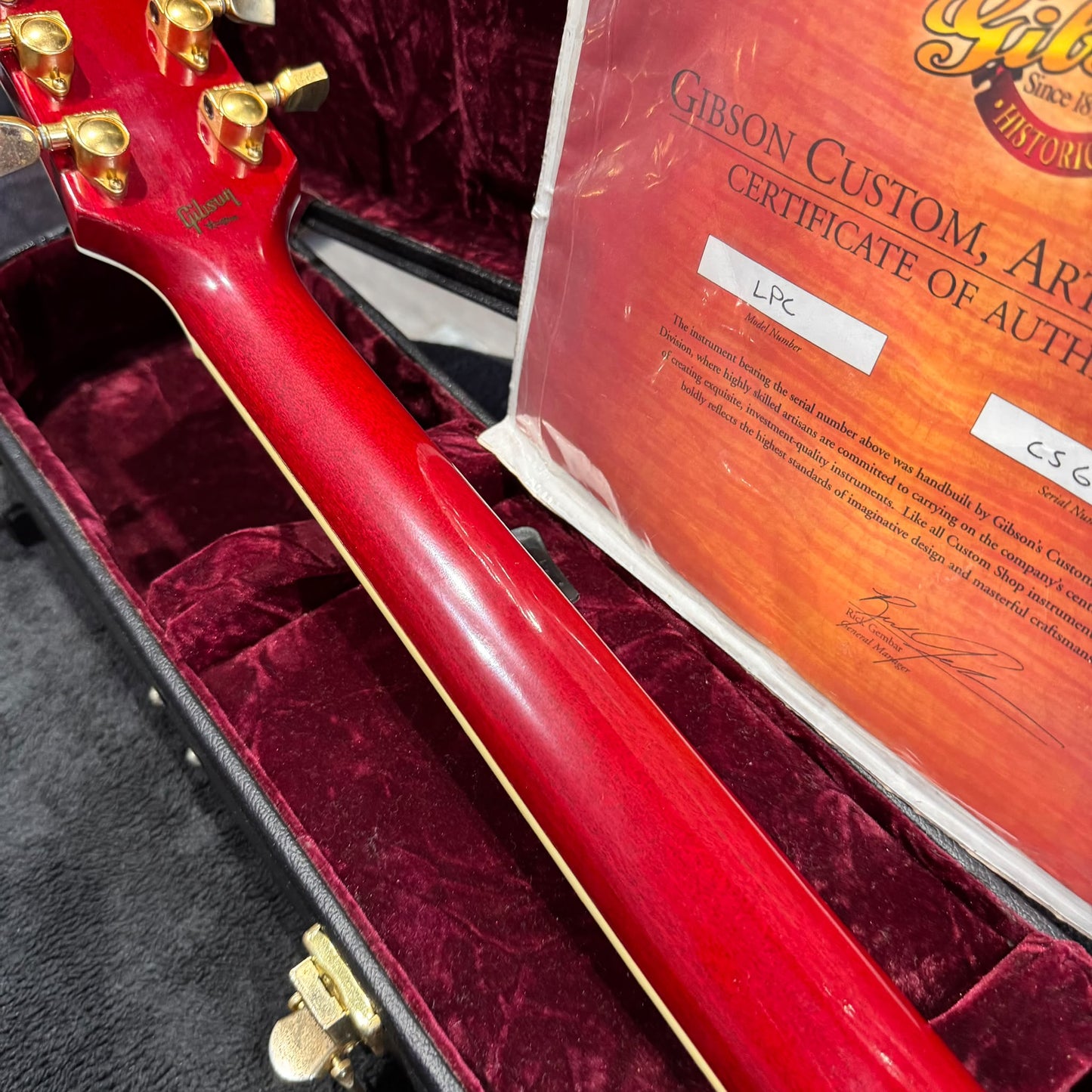 Gibson Les Paul Custom Arts and Historic 2006 - Wine Red