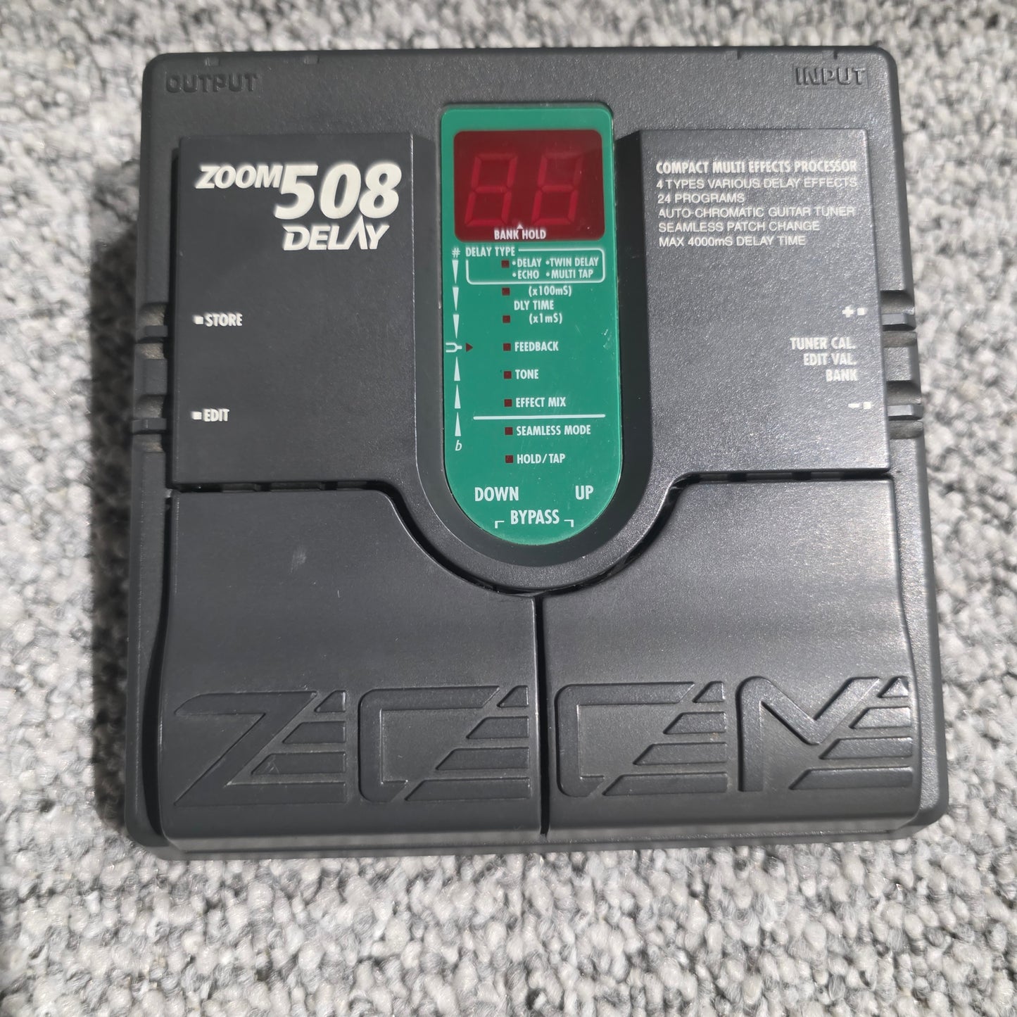 Zoom 508 Delay 1990s - Black