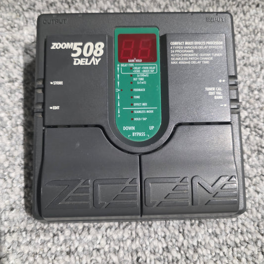 Zoom 508 Delay 1990s - Black