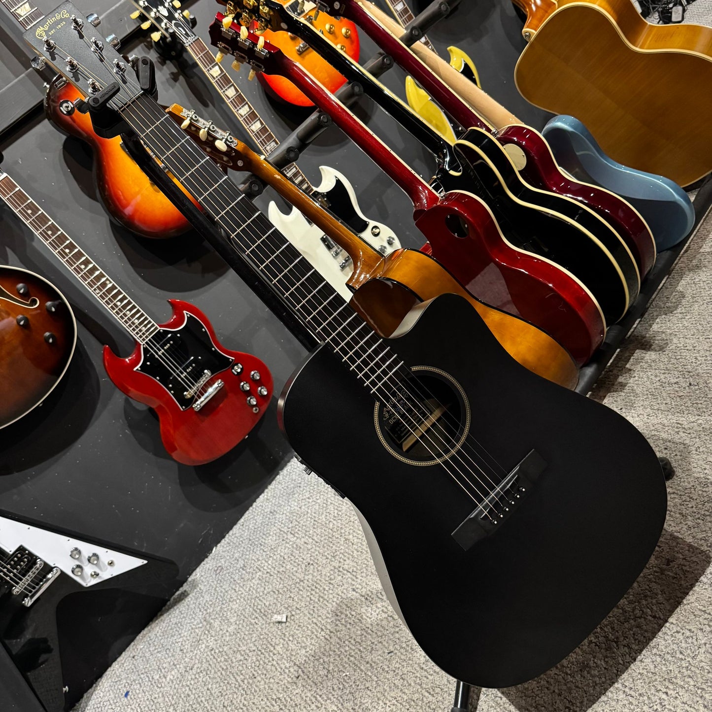 Martin X-Series DCXE Black - MIM
