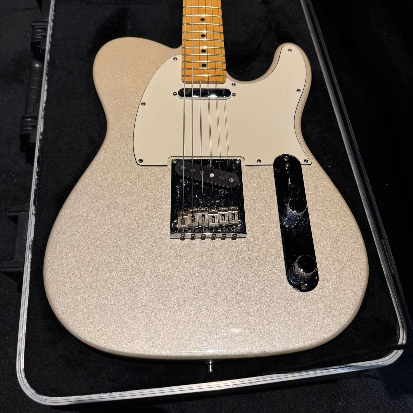 Fender American Standard Telecaster with Maple Fretboard 2008 - Blizzard Pearl