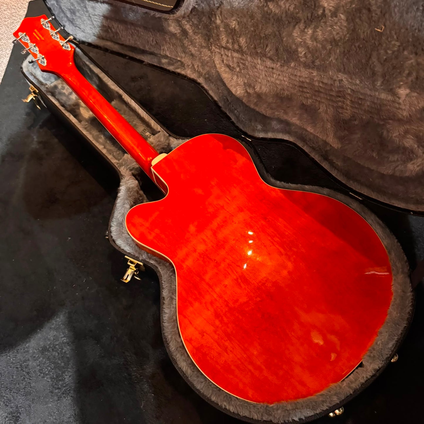 Gretsch G5420T Electromatic Hollow Body Single Cutaway with fitted Gretsch hardcase - Orange Stain