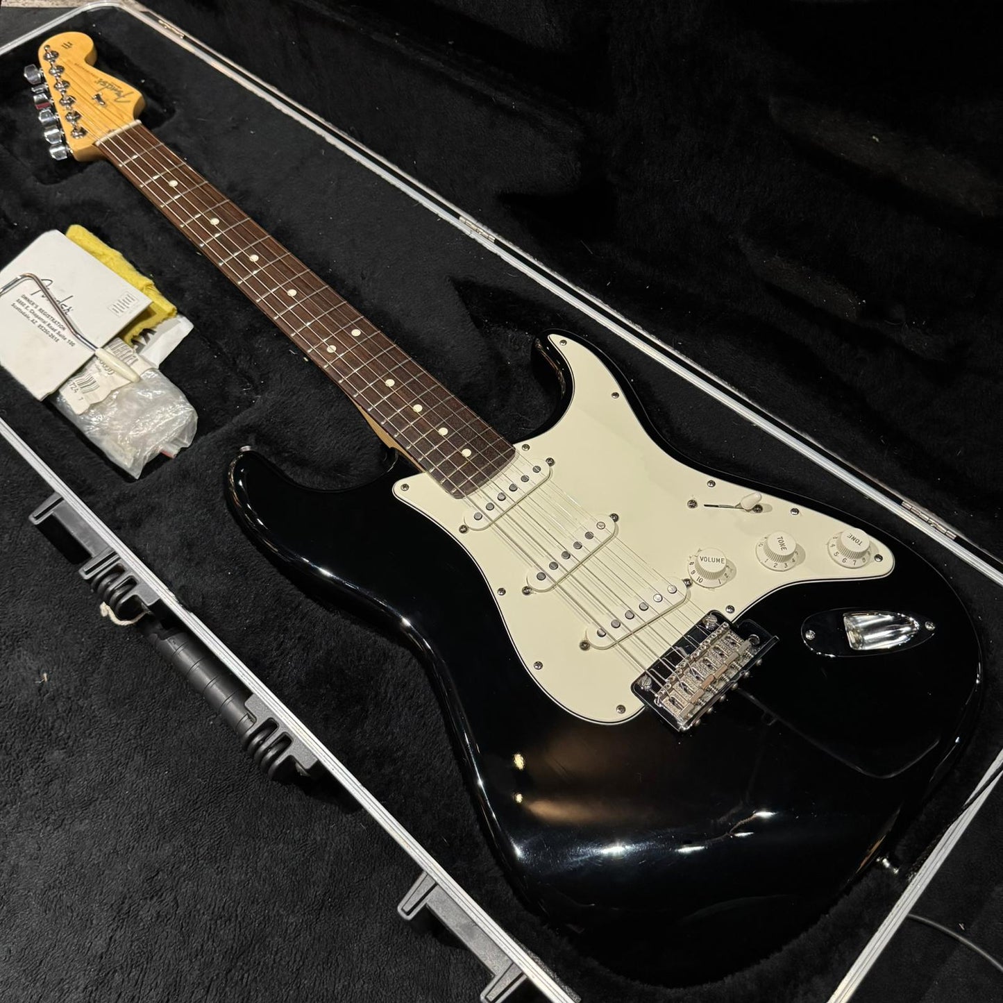 Fender American Standard Stratocaster with Rosewood Fretboard 2008 Black