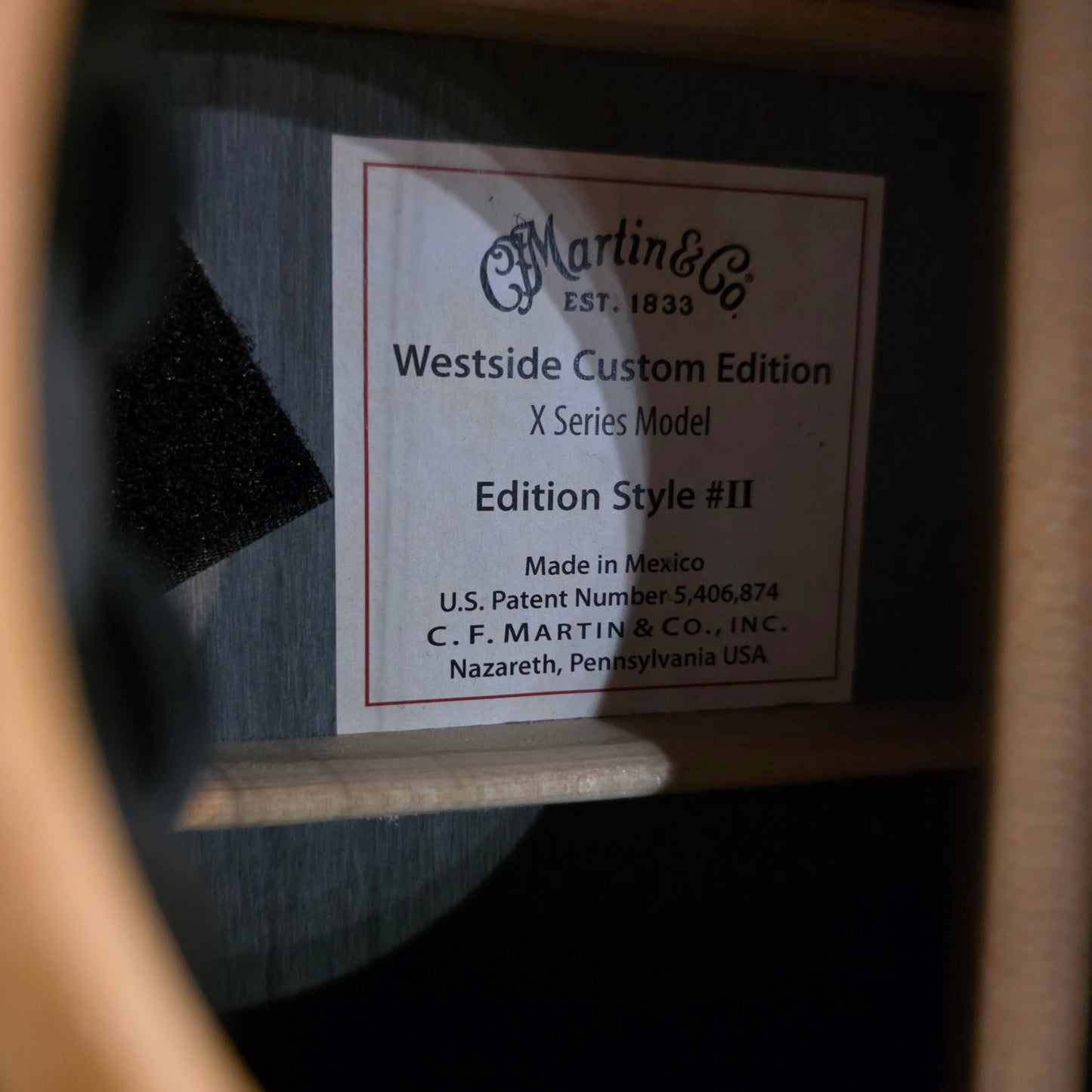 Martin Westside Custom Edition style II - natural