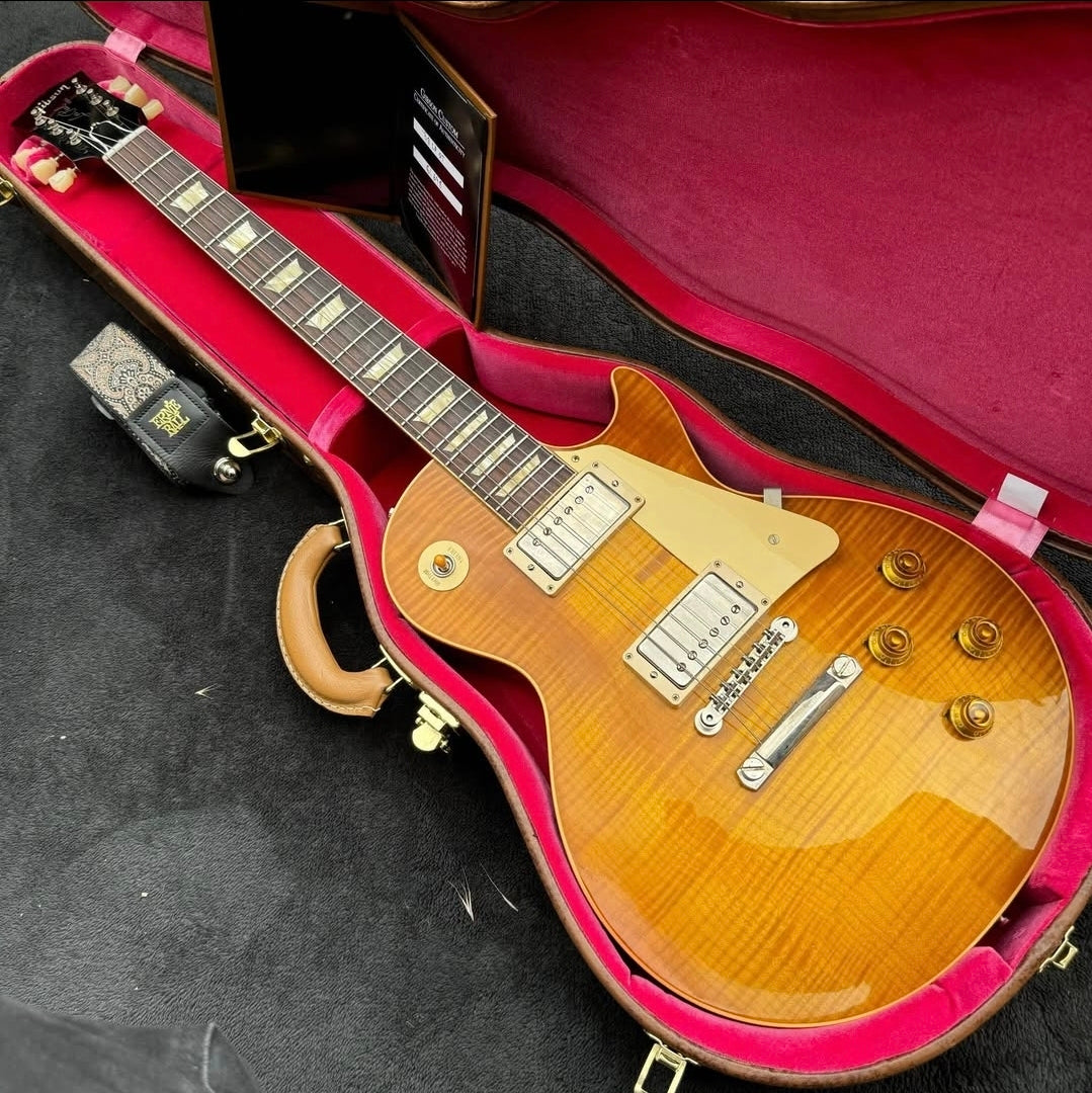Gibson Les Paul R8 Custom Shop 58 Re-Issue Standard in Honey/Lemon Burst 2021