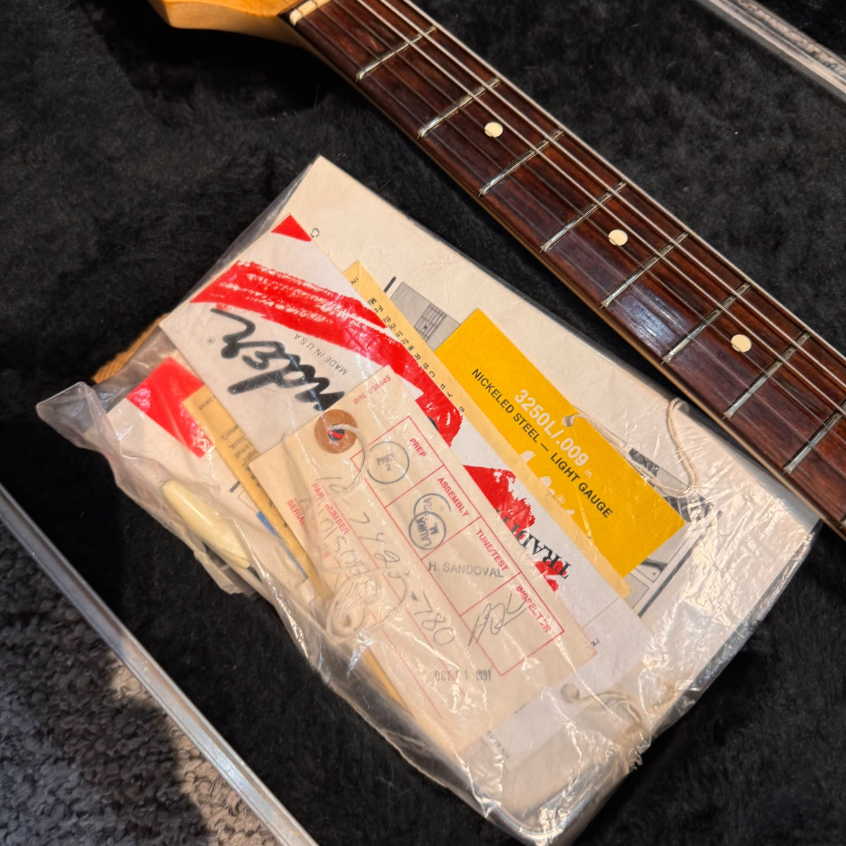 Fender American Standard Strat LEFT HANDED 1991 - Olympic White