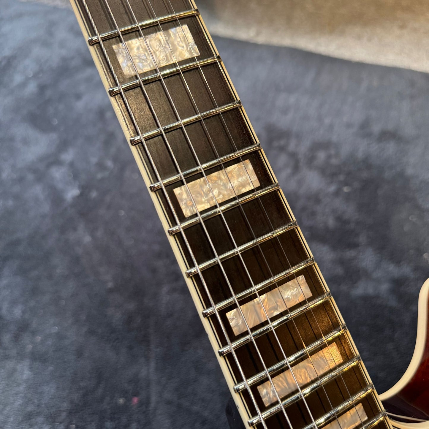 D'Angelico Premier DC Semi-Hollow Double Cutaway with Stop-Bar Tailpiece - Brown Burst
