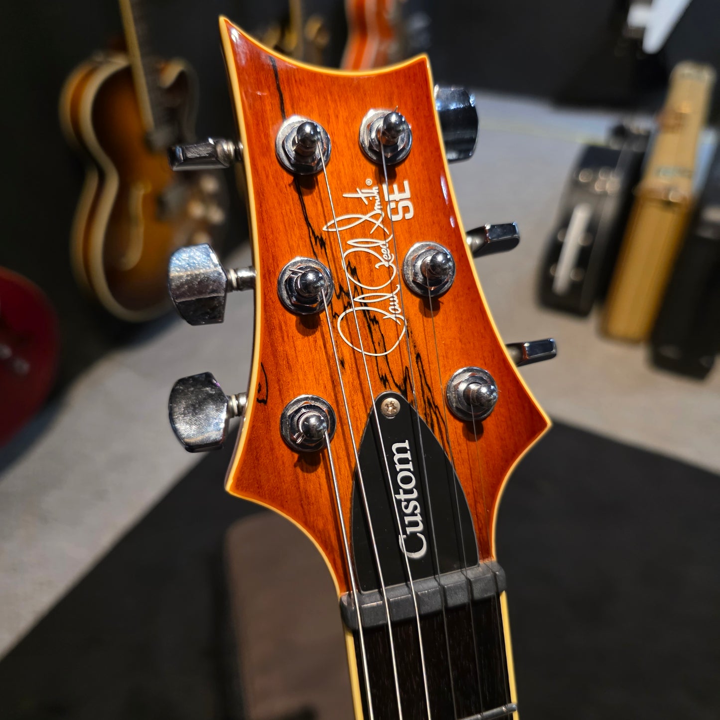 PRS SE Custom 24- Spalted Maple Top - Vintage Sunburst