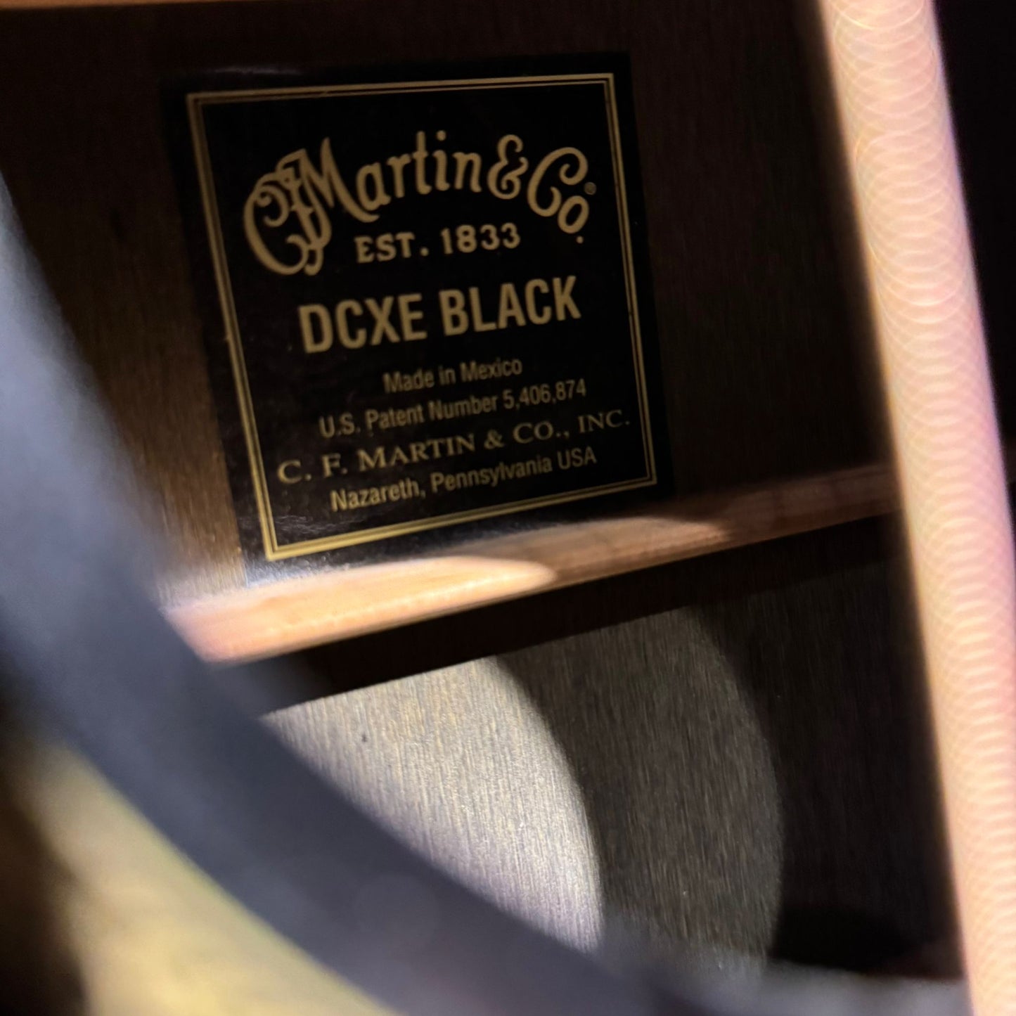 Martin X-Series DCXE Black - MIM