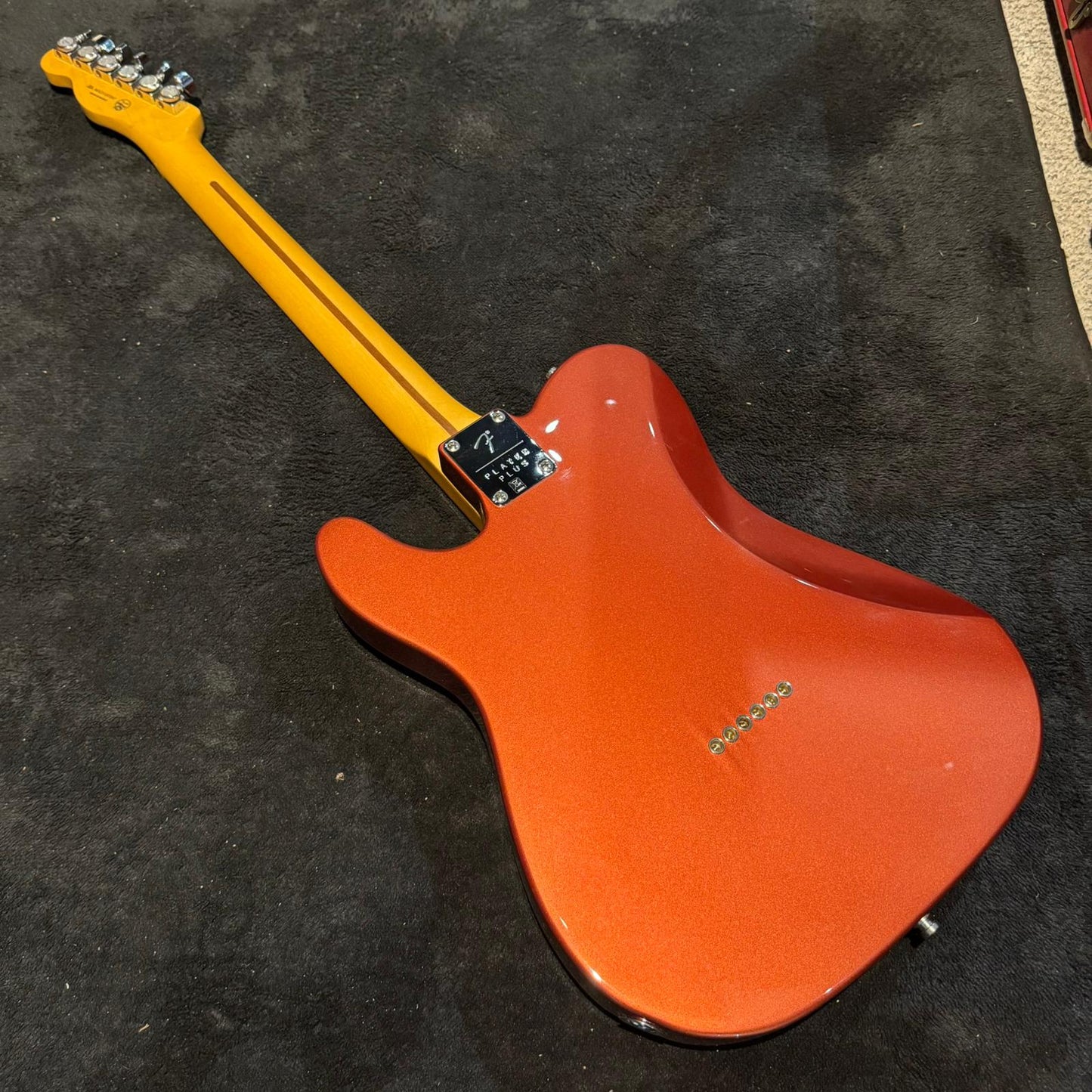 Fender Player Plus Telecaster with Maple Fretboard 2021 - Aged Candy Apple Red