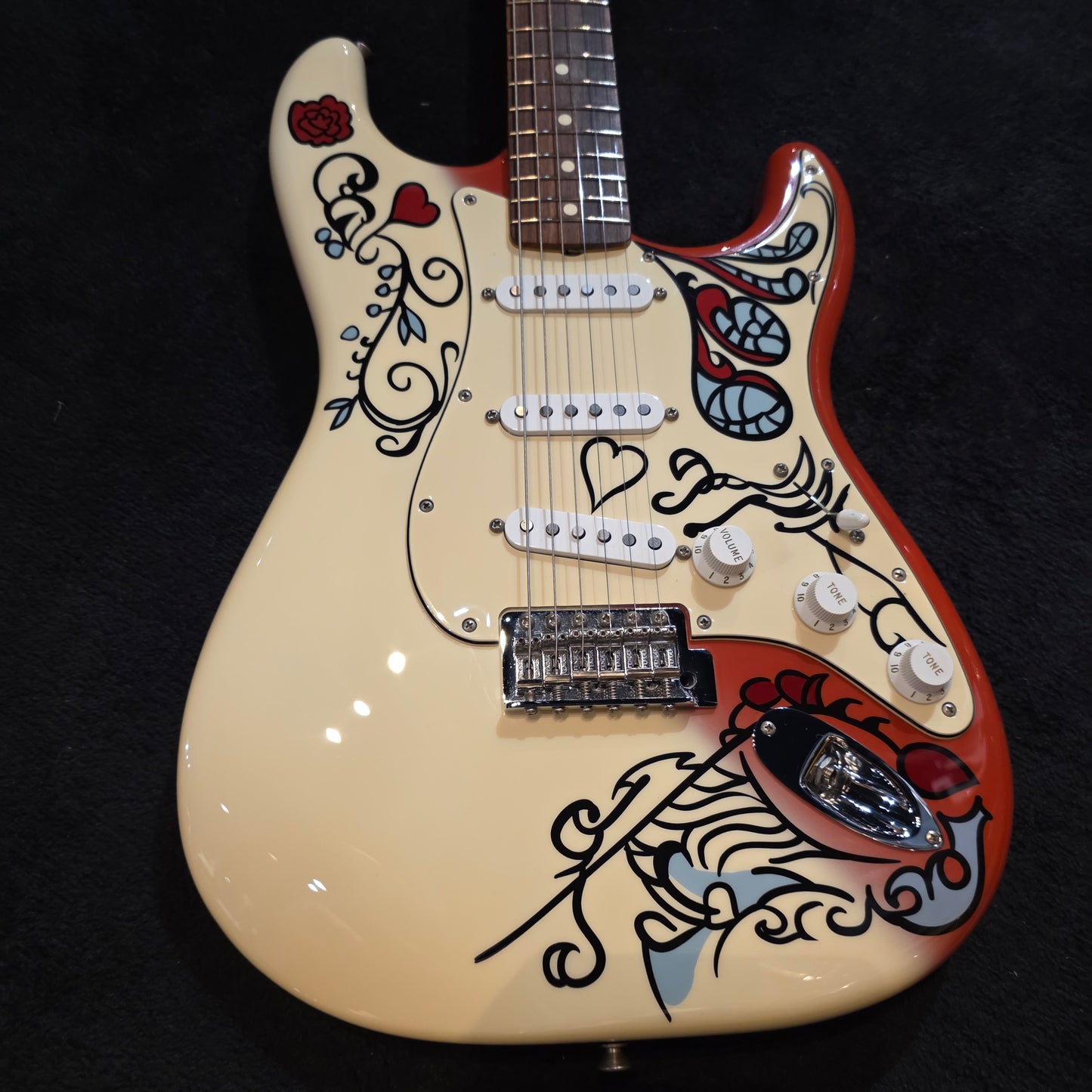 Fender Jimi Hendrix Artist Series Signature Monterey Stratocaster 2017 - Monterey Graphic