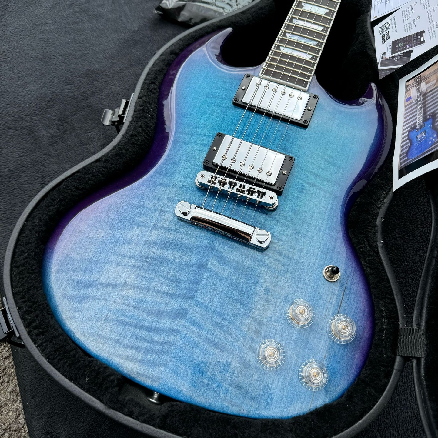 Gibson SG Modern - Blueberry Fade