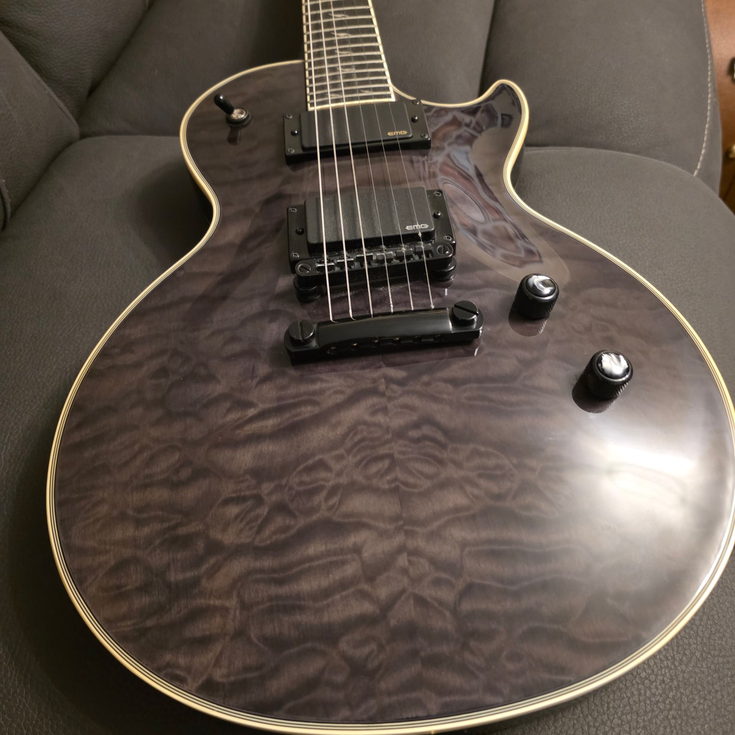 Epiphone Les Paul Custom Prophecy EX 2011 - Midnight Ebony MIC
