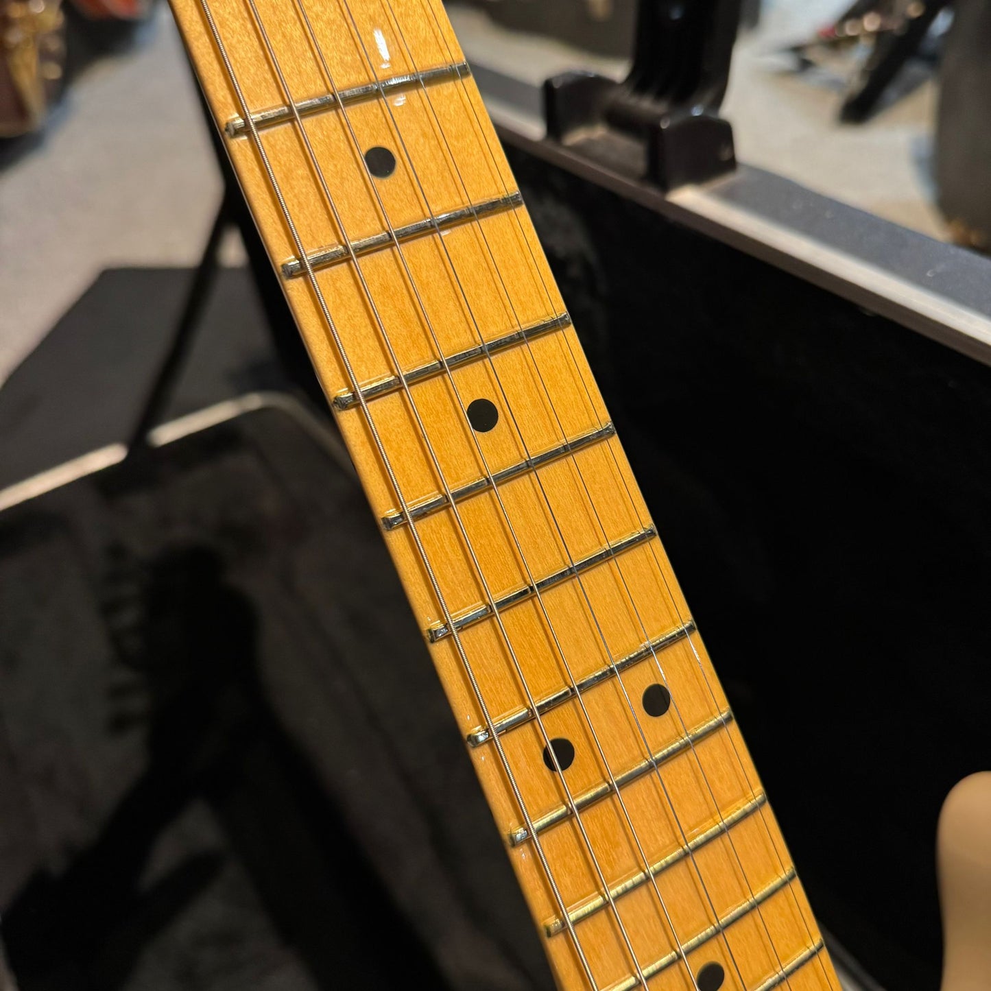 Fender American Standard Telecaster with Maple Fretboard 2008 - Blizzard Pearl