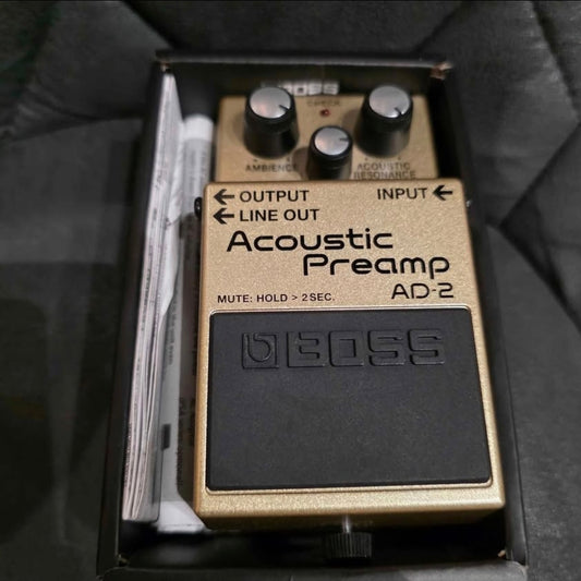 Boss AD-2 Acoustic Preamp Pedal 2016 - Present - Bronze