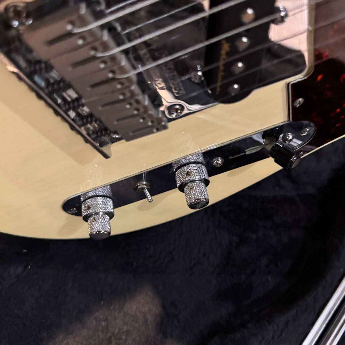 Fender American Deluxe Power Telecaster with Power Bridge and Rosewood Fretboard 1999 - White Blonde
