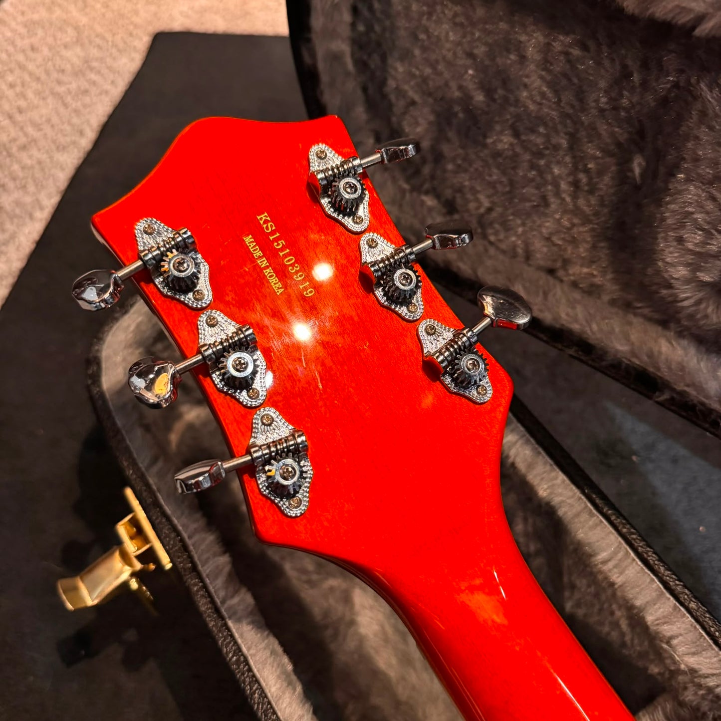 Gretsch G5420T Electromatic Hollow Body Single Cutaway with fitted Gretsch hardcase - Orange Stain