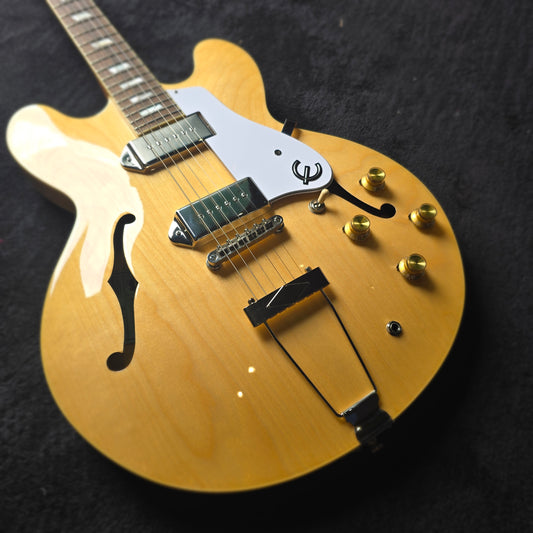Epiphone Casino 2023 in Natural with Epiphone bag