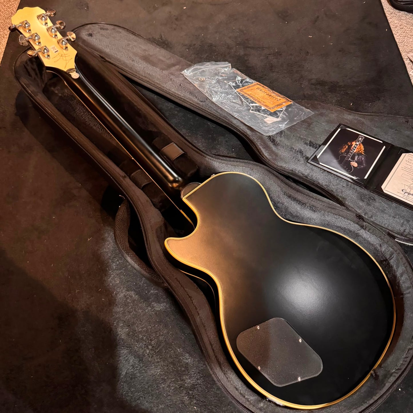Nichols Signature "Old Glory" Les Paul Custom 2019 - 2020 - Black Aged Gloss