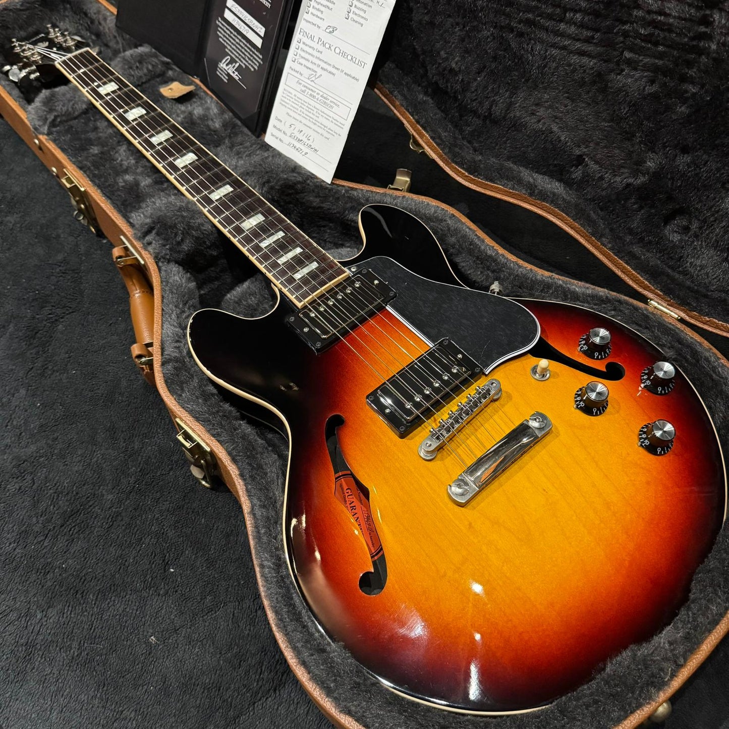 Gibson Memphis ES-339 with Block Inlays Sunset Burst