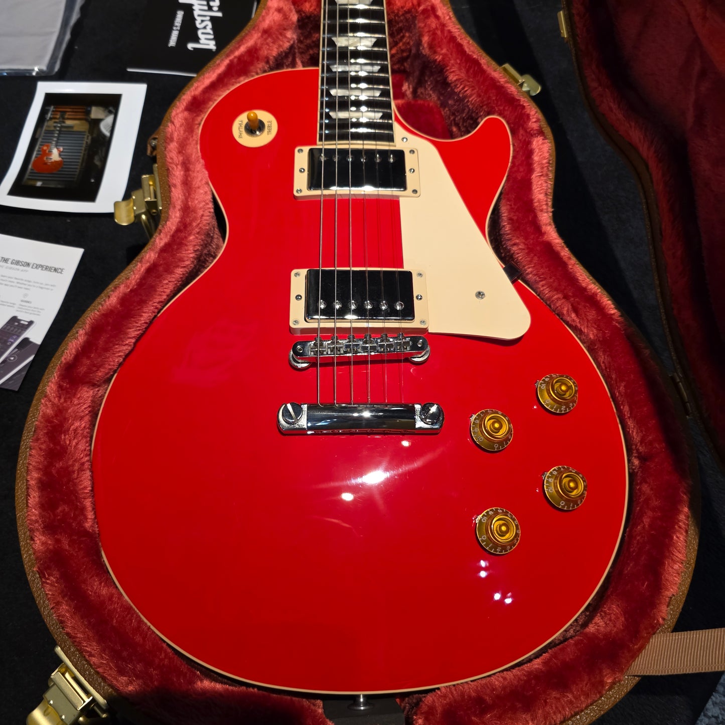 Gibson Les Paul Standard '50s Plain Top 2023 - Cardinal Red