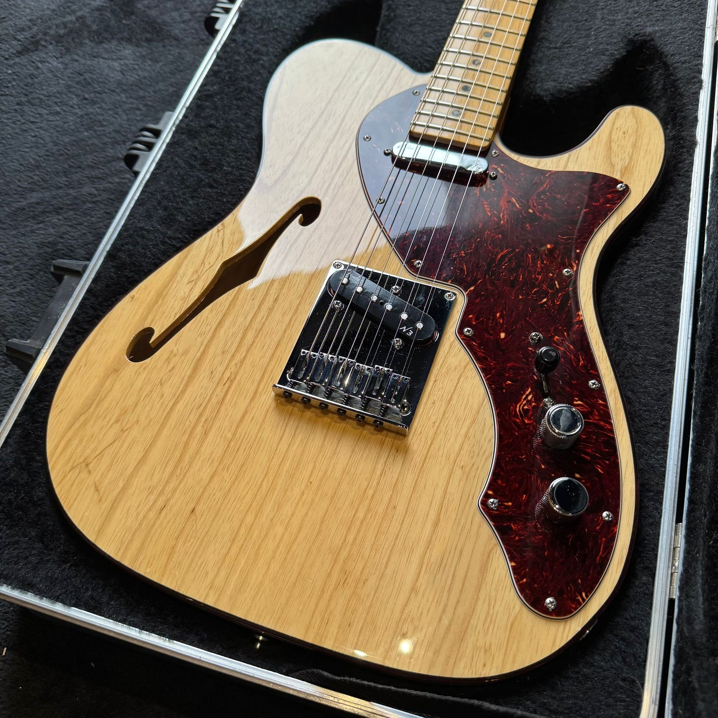 Fender USA Deluxe Thinline Telecaster - 2015 - natural with Tortoiseshell Binding