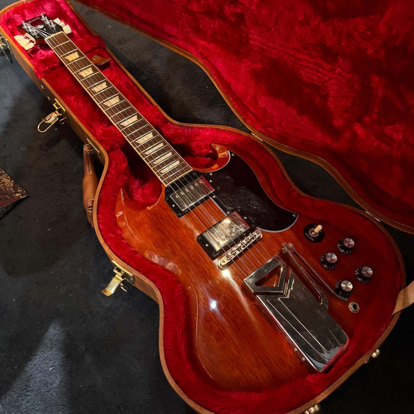 Gibson SG Standard '61 with Sideways Vibrola 2022 - Vintage Cherry