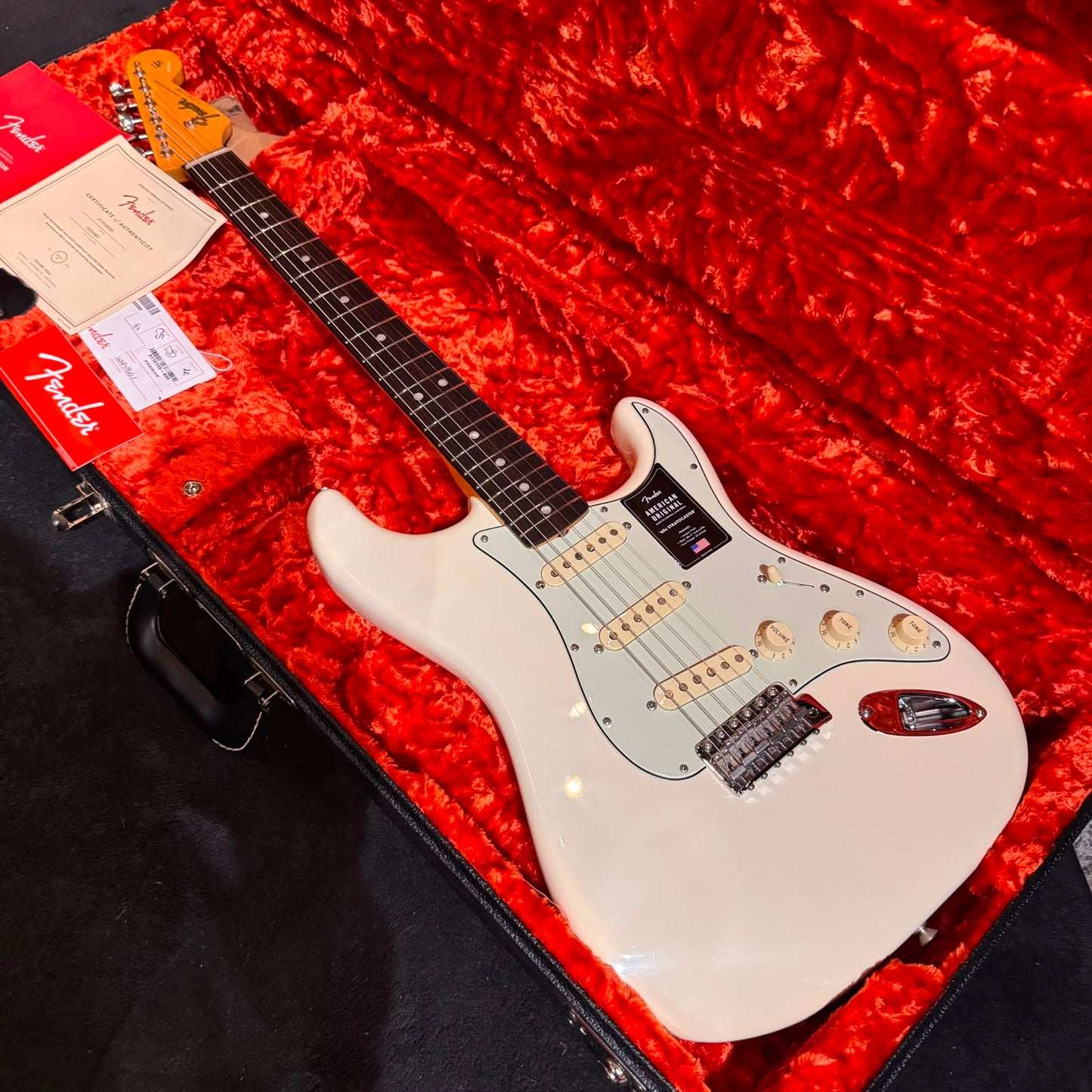Fender American Original '60s Stratocaster with Rosewood Fretboard 2018 - 2022 - Olympic White