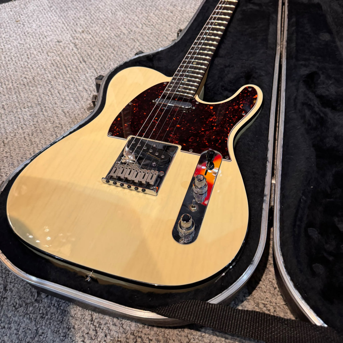Fender American Deluxe Power Telecaster with Power Bridge and Rosewood Fretboard 1999 - White Blonde