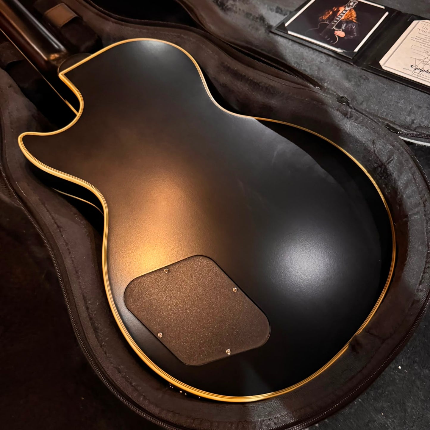 Nichols Signature "Old Glory" Les Paul Custom 2019 - 2020 - Black Aged Gloss
