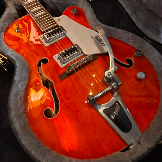 Gretsch G5420T Electromatic Hollow Body Single Cutaway with fitted Gretsch hardcase - Orange Stain